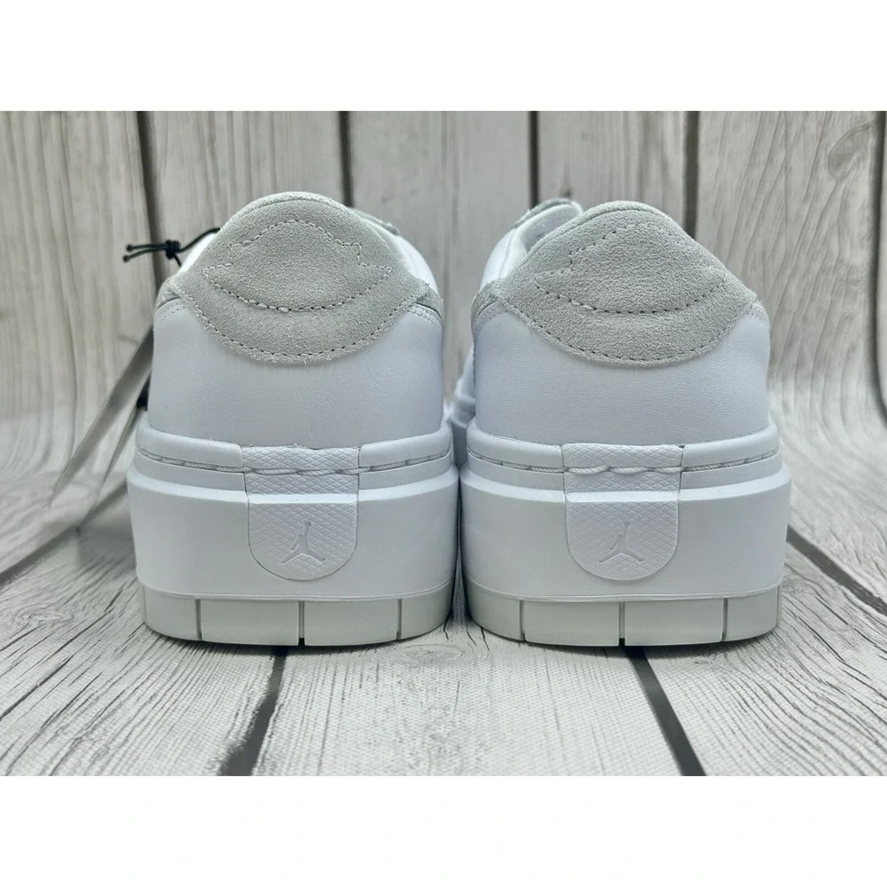 Nike Women's Air Jordan 1 Low Elevate White Neutral Grey Size 12 / Men's Size 10